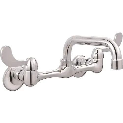Bayview 2-Handle Wall-Mounted Kitchen Faucet in Chrome Bayview 2-Handle Wall-Mounted Kitchen Faucet in Chrome