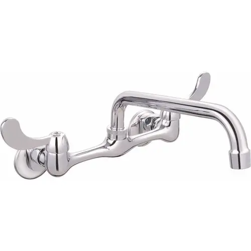 Bayview 2-Handle Wall-Mounted Kitchen Faucet in Chrome Bayview 2-Handle Wall-Mounted Kitchen Faucet in Chrome