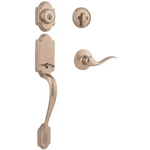 Arlington Satin Nickel Handleset with Tustin Lever Arlington Satin Nickel Handleset with Tustin Lever