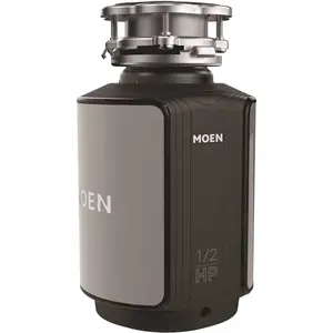Moen GX50C Prep Series 1/2 HP Continuous Feed Garbage Disposal with Sound Reduction