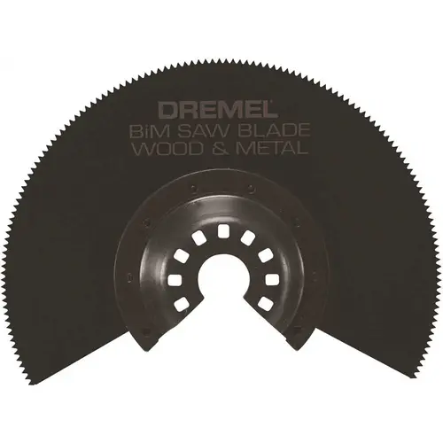 Multi-Max Bi-Metal Saw Oscillating Tool Blade for Wood, Drywall and Metal - Pair Black