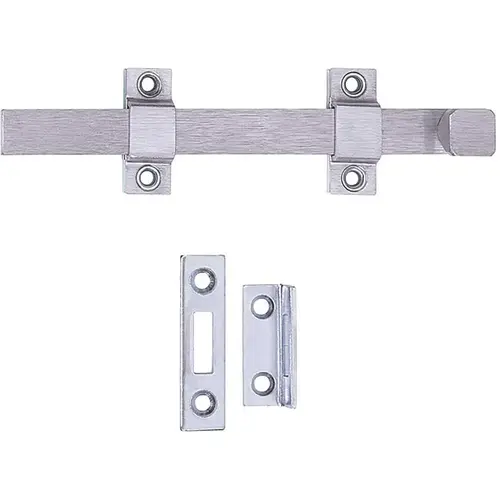 SB42826 US26D 8" Strap Bolt - Satin Chrome