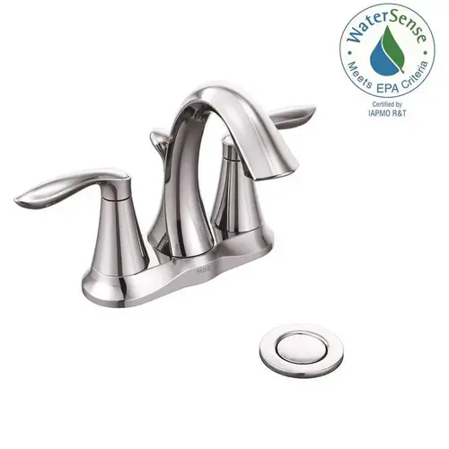 Eva 4 in. Centerset 2-Handle High-Arc Bathroom Faucet in Chrome Eva 4 in. Centerset 2-Handle High-Arc Bathroom Faucet in Chrome