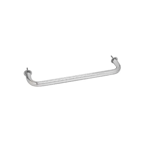 Satin Chrome 12" Wall Mounted Towel Bar Satin Chrome 12" Wall Mounted Towel Bar