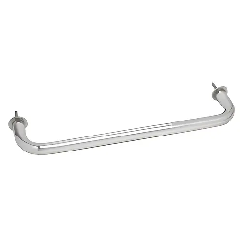Satin Chrome 12" Wall Mounted Towel Bar Satin Chrome 12" Wall Mounted Towel Bar