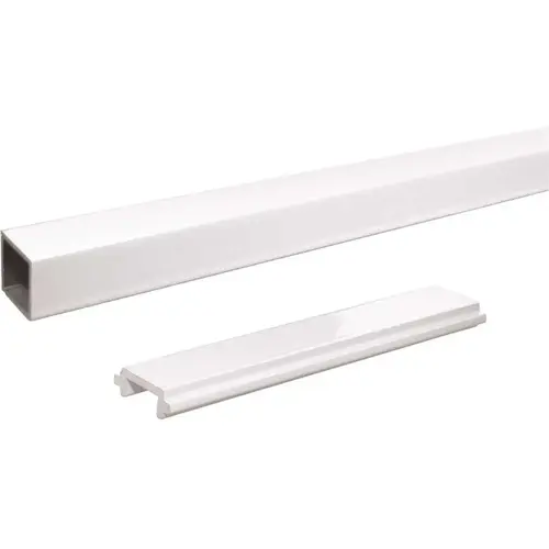 Aluminum Railing 6 ft. White Aluminum Picket and Spacer Set Aluminum Railing 6 ft. White Aluminum Picket and Spacer Set