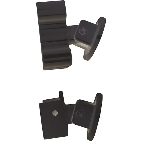 Black Aluminum Deck Railing Stair Hand And Base Rail Bracket