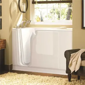 American Standard 3052.509.CLW Gelcoat Value Series 52 in. Rectangular Drop-In Whirlpool Bathtub in White