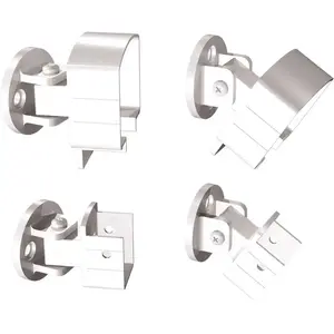 Peak Aluminum Railing 50900 Aluminum Deck Railing Universal Connector (White)