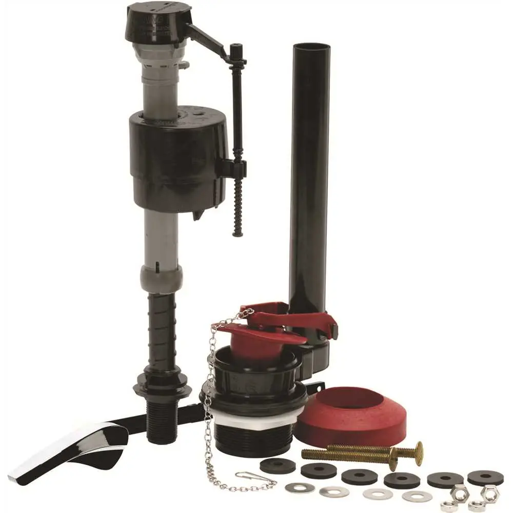 Fluidmaster Complete Toilet Fill and Toilet Flush Valve Repair Kit Assorted Colors 400AK Fluidmaster Complete Toilet Fill and Toilet Flush Valve Repair Kit Assorted Colors 400AK