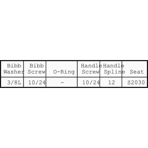Tub Stem Assembly for Price Prister Tub Stem Assembly for Price Prister