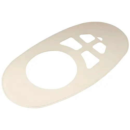Proplus Toilet Footprint Cover Plate 23.41" x 12.87" White Proplus Toilet Footprint Cover Plate 23.41" x 12.87" White