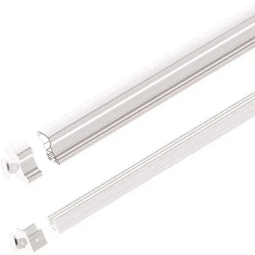 White 6 ft. Aluminum Stair Hand and Base Rail Kit White 6 ft. Aluminum Stair Hand and Base Rail Kit