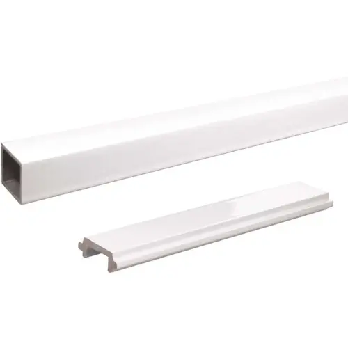Aluminum Railing 4 ft. White Aluminum Picket and Spacer Aluminum Railing 4 ft. White Aluminum Picket and Spacer