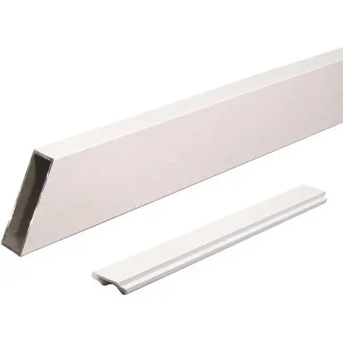 6 ft. White Aluminum Wide Stair Picket and Spacer 6 ft. White Aluminum Wide Stair Picket and Spacer