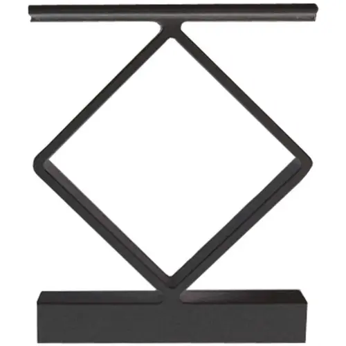 Black Aluminum Decorative Handrail Spacers Rail Kit - pack of 4