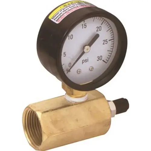 Gas Test Gauge 0 psi to 30 psi