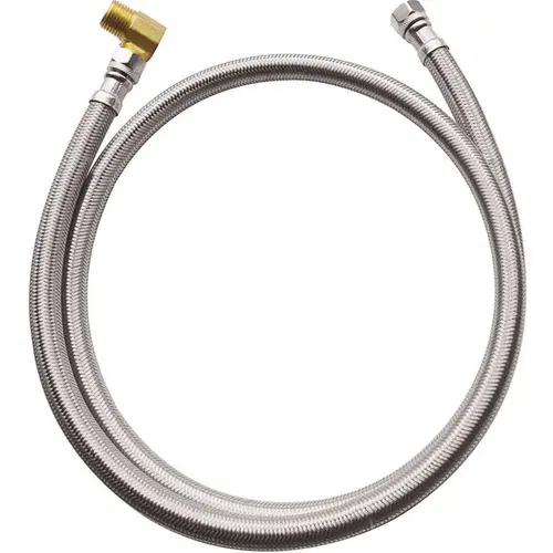 3/8 in. Compression x 3/8 in. Compression x 48 in. Braided Stainless Steel Dishwasher Connector 3/8 in. Compression x 3/8 in. Compression x 48 in. Braided Stainless Steel Dishwasher Connector