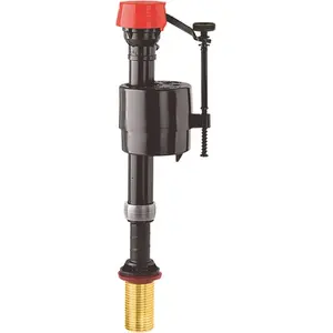 Fluidmaster PRO45B Pro Series Toilet Fill Valve With Brass Shank Black