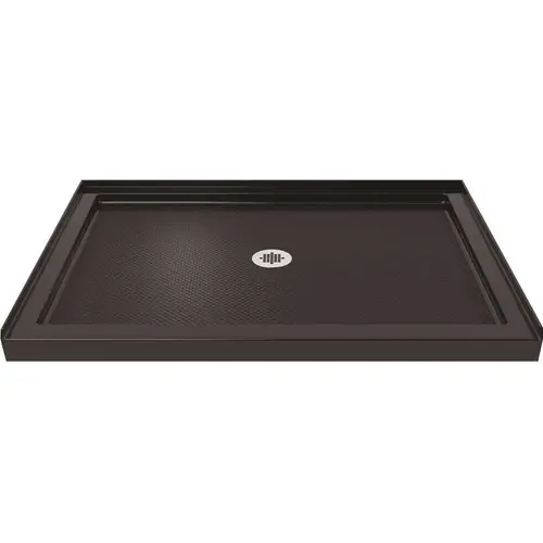 SlimLine 48 in. W x 36 in. D Single Threshold Shower Base in Black SlimLine 48 in. W x 36 in. D Single Threshold Shower Base in Black