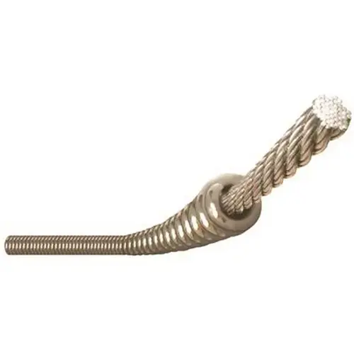 1/4 in. x 25 ft. Drain Cleaning Cable with EL Basic Plug Head Chrome