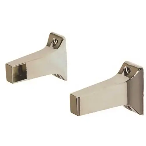 5/8 in. Towel Bar Bracket Exposed Screw Chrome Pair