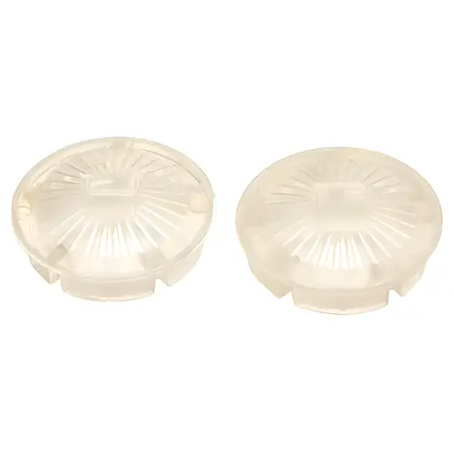 Gerber and Bayview Hot and Cold Index Buttons in Clear Pair Off-White Gerber and Bayview Hot and Cold Index Buttons in Clear Pair Off-White