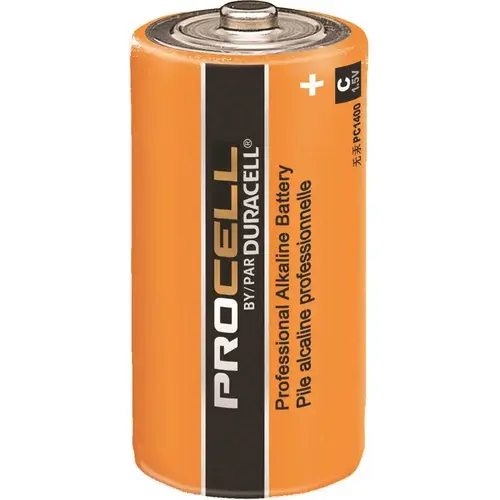 Procell Battery, Non-Rechargeable Alkaline, 1.5 V, C - pack of 12 Procell Battery, Non-Rechargeable Alkaline, 1.5 V, C - pack of 12
