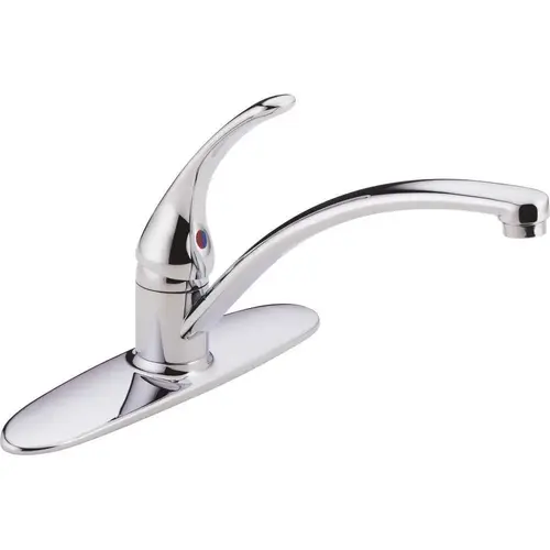 Foundations Single-Handle Standard Kitchen Faucet in Chrome Foundations Single-Handle Standard Kitchen Faucet in Chrome