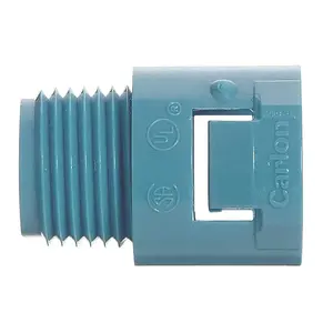 Carlon A243E-6R Threaded Adapter, 3/4" PVC Ent, 1 Piece, Blue