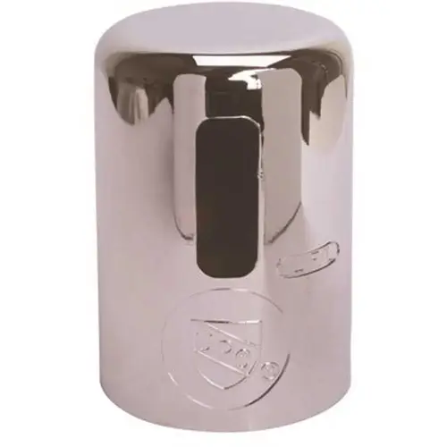 Dishwasher Air Gap Replacement Outer Cap in Chrome