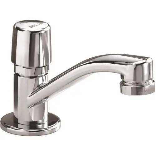 Single-Handle Metering Utility Faucet in Chrome Single-Handle Metering Utility Faucet in Chrome