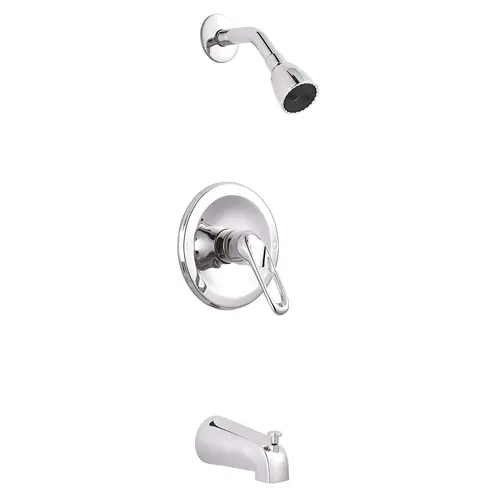 Bayview Single-Handle 1-Spray Tub and Shower Faucet in Chrome with Valve Bayview Single-Handle 1-Spray Tub and Shower Faucet in Chrome with Valve