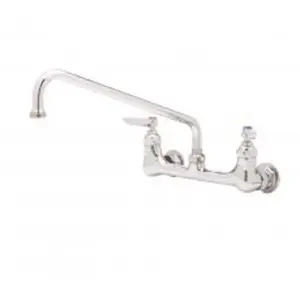T & S BRASS & BRONZE WORKS B-0231 2-Handle Standard Kitchen Faucet in Polished Chrome