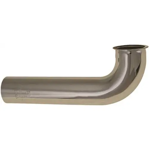 Waste Arm 1-1/2 in. x 7 in. Brass 22-Gauge Direct Connect Chrome