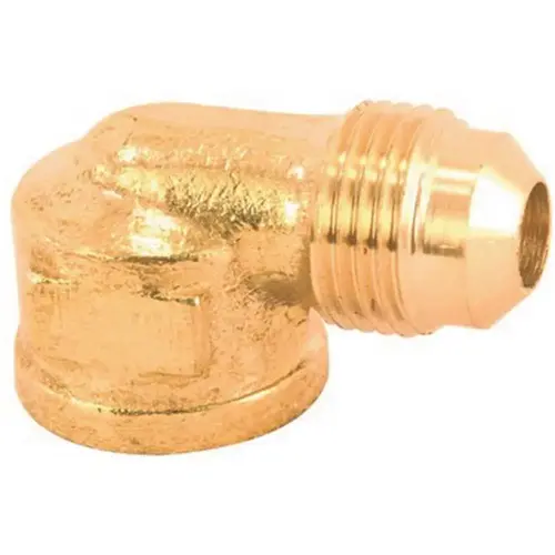 1/2 in. x 3/4 in. 90-Degree FIP Brass Flare Female Elbow 1/2 in. x 3/4 in. 90-Degree FIP Brass Flare Female Elbow