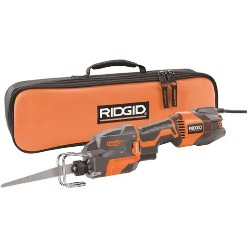 Thru Cool 6 Amp 1-Handed Orbital Reciprocating Saw Kit Orange Thru Cool 6 Amp 1-Handed Orbital Reciprocating Saw Kit Orange