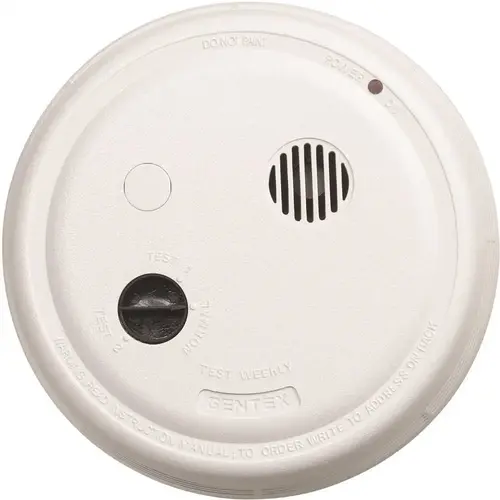 Hardwired Interconnected Photoelectric Smoke Alarm with Battery Backup and Relay Contacts