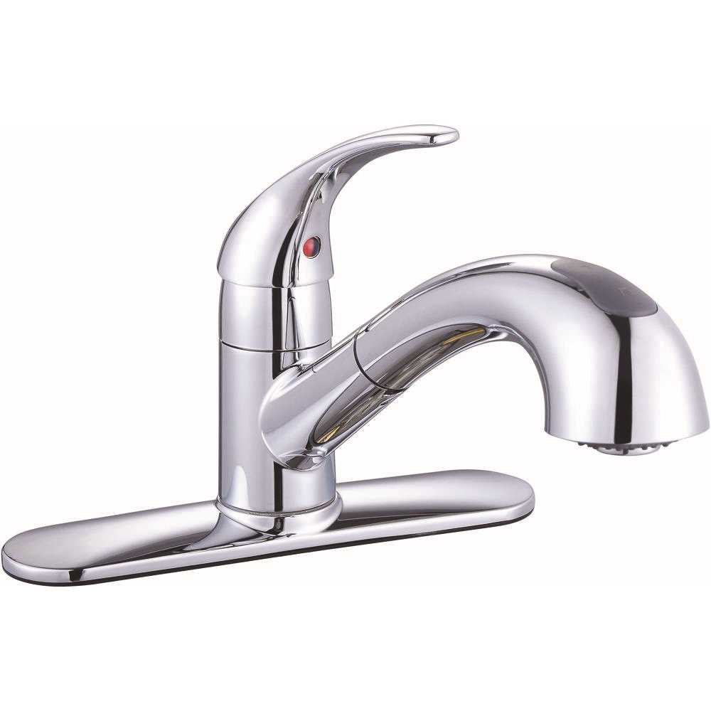 Premier 67721-0001 Sanibel Single-Handle Pull-Out Sprayer Kitchen Faucet in Chrome