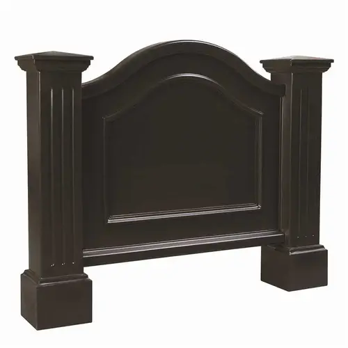 Nantucket 32 in. x 40 in. Address Sign Black Nantucket 32 in. x 40 in. Address Sign Black