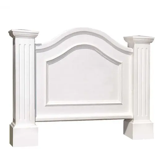 Nantucket 32 in. x 40 in. Plastic Address Sign White