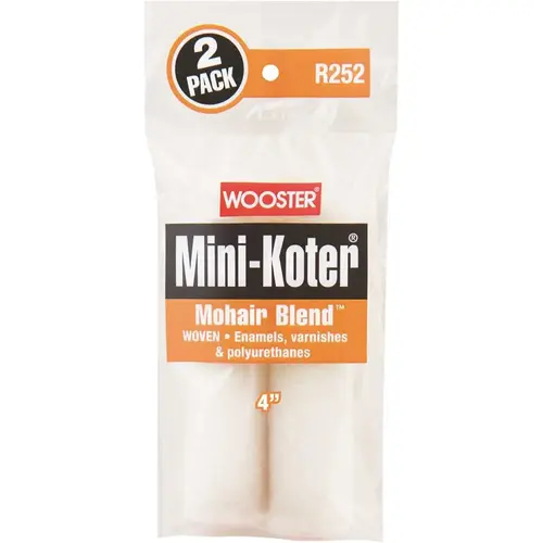 4 in. Mini-Koter Mohair Blend Rollers - pack of 2 4 in. Mini-Koter Mohair Blend Rollers - pack of 2