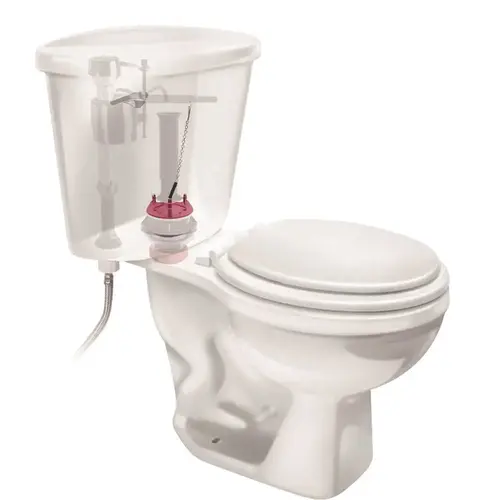 Replacement for Glacier Bay 3" flapper toilets Red Replacement for Glacier Bay 3" flapper toilets Red