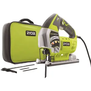 RYOBI JS651L1 6.1 Amp Corded Variable Speed Orbital Jig Saw with SPEEDMATCH Technology Green