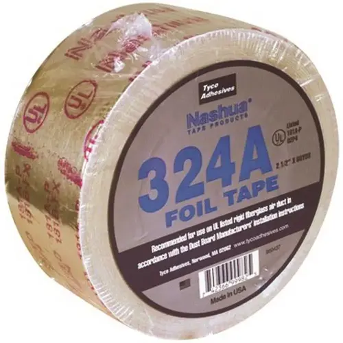 2.5 in. x 60 yd. 324A Premium Foil Tape Aluminum