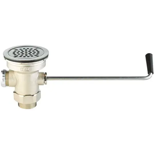 3.5 in. x 12.25 in. Lever Waste Valve Rough Chrome