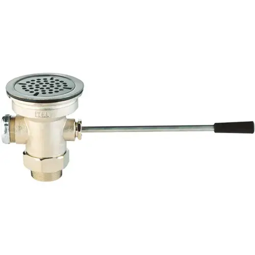 3-1/2 in. x 2 in. Lever Waste Valve Chrome Plated Brass