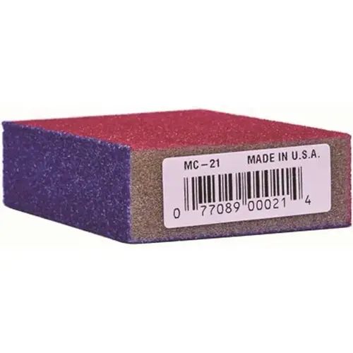 4 in. x 2-5/8 in. x 1 in. Medium/Coarse Sanding Sponge 4 in. x 2-5/8 in. x 1 in. Medium/Coarse Sanding Sponge