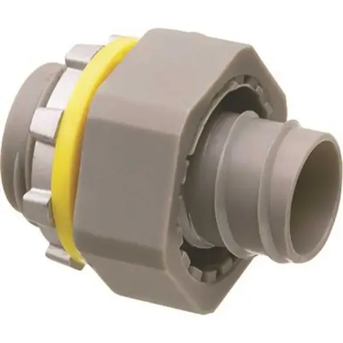 3/4 in. Arlington Screw-On Straight Non-Metallic Connecter Gray