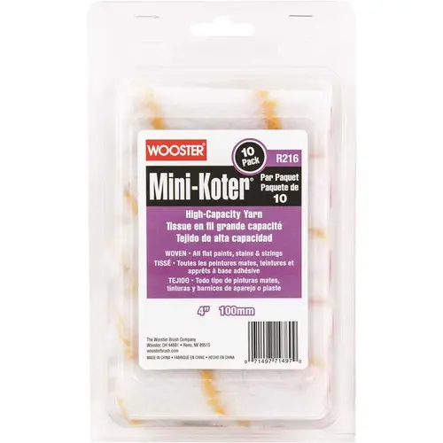 4 in. Mini-Koter High-Capacity Yarn Roller - pack of 60 4 in. Mini-Koter High-Capacity Yarn Roller - pack of 60
